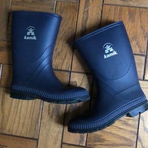 Kamik Rain Boots in navy, sz 5